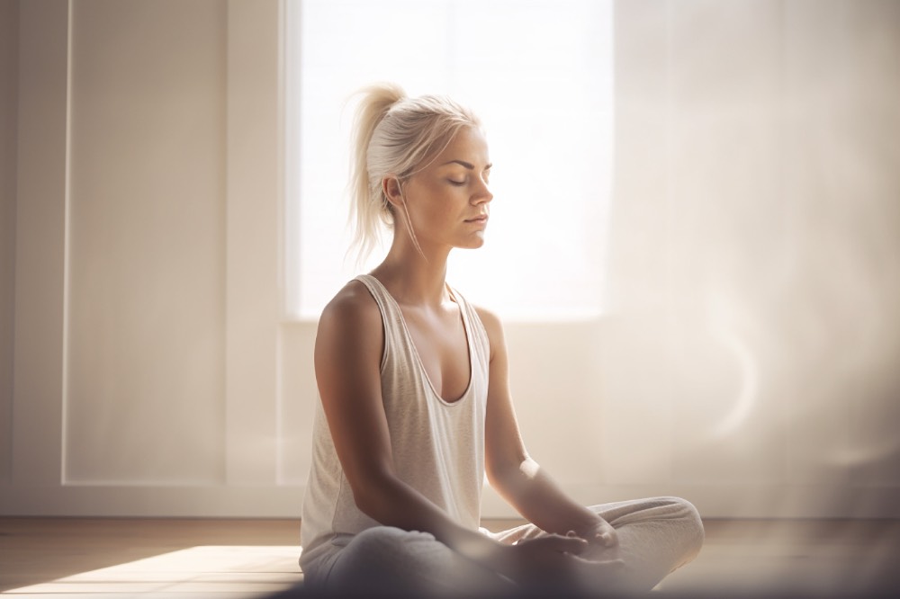 A calm five-minute breathing reset